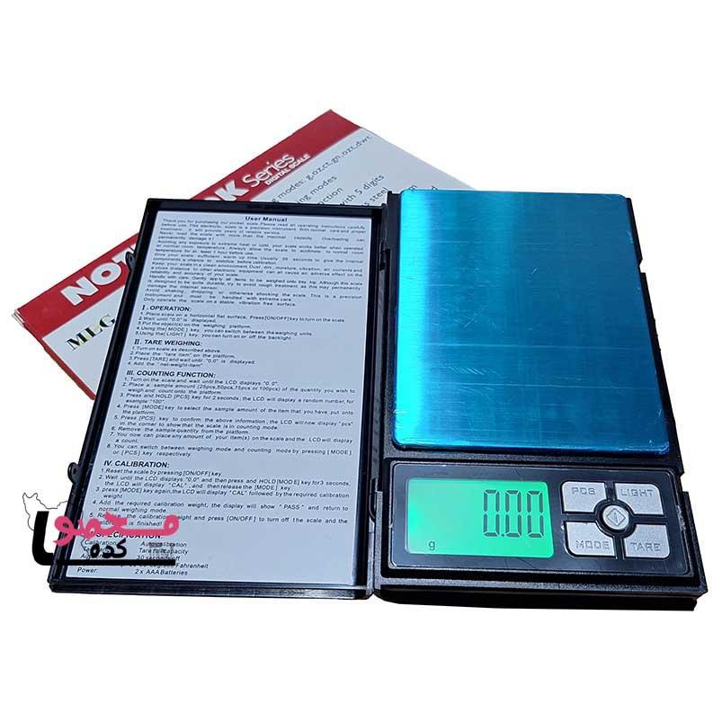 ترازو دیجیتال گرمی نوت بوک با دقت 0.01